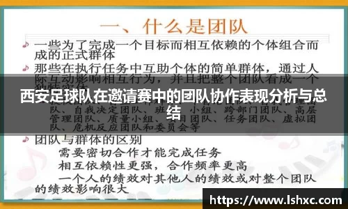 西安足球队在邀请赛中的团队协作表现分析与总结